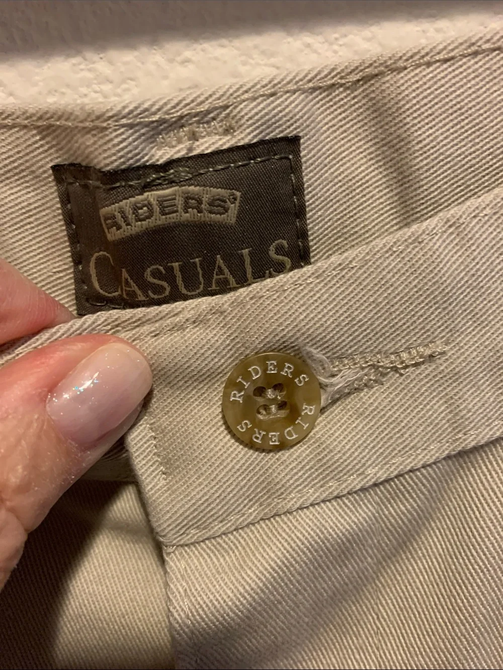 NWT Riders by Lee Casuals khaki pants - beige​